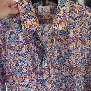 Kurt River Floral Button Down Long Sleeve Shirt
